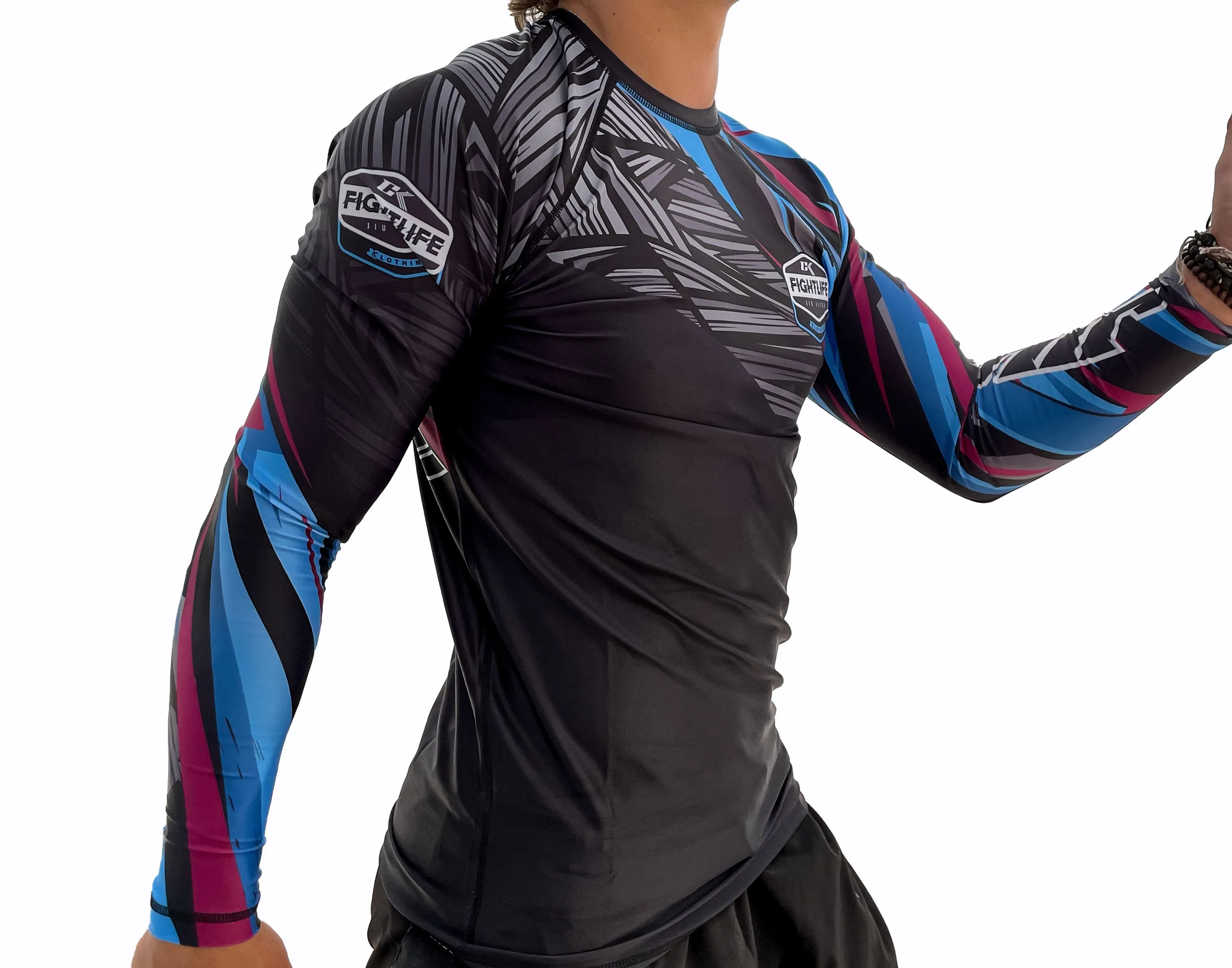 NEW! CK AMETHYST RASHGUARD KIDS Multi colored