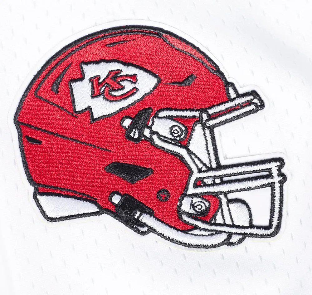 NFL KANSAS CITY CHIEFS MEN'S MESH SHORT (WHITE/RED)