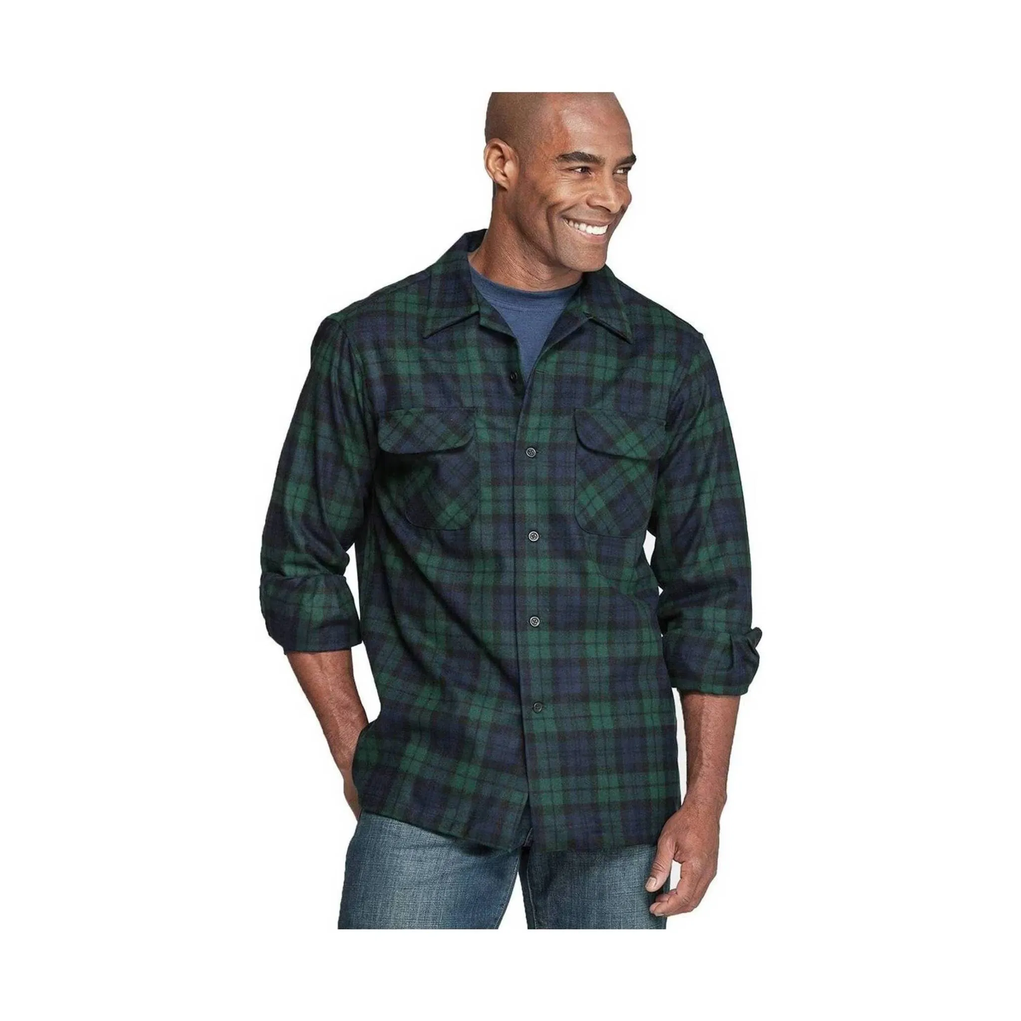Pendleton Men's Board Shirt - Black Watch Tartan