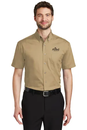Port Authority Twill Shirt, Khaki [Allied Residential]