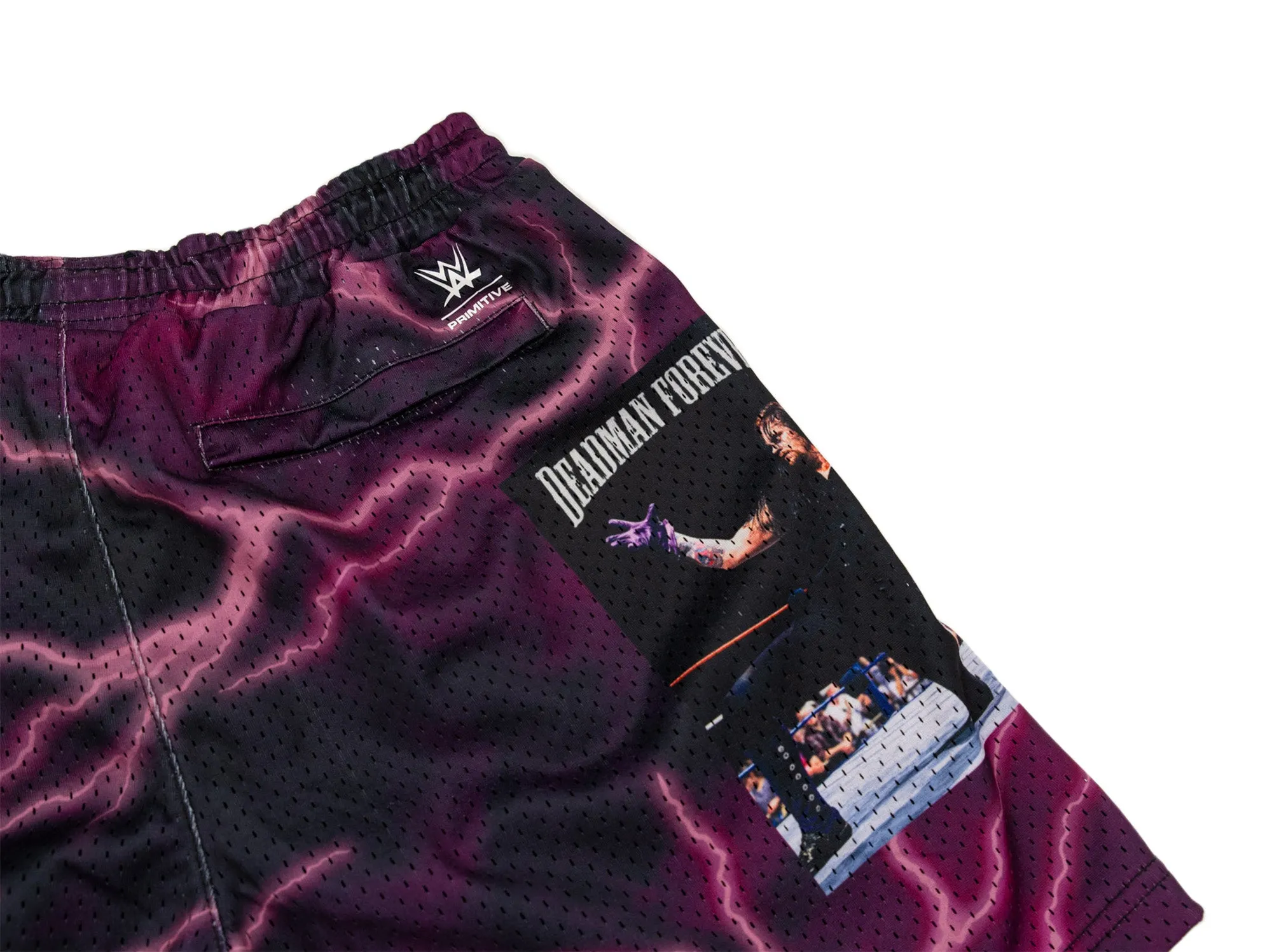 Primitive x WWE Deadman Forever Mesh Shorts 'Purple'