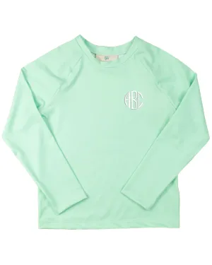 Rash Guard Long Sleeve in Sherbert Green