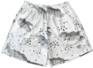 RF Mesh Desert Camo Shorts - White