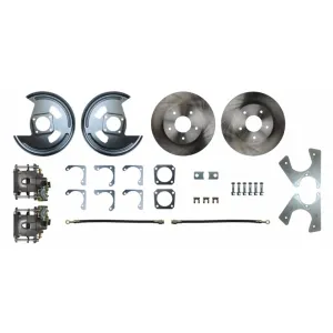 Right Stuff Detailing Street Series Brake System - Disc Conversion - Rear - 1 Piston Caliper - 11.000" Rotors - GM A-Body/F-Body/G-Body