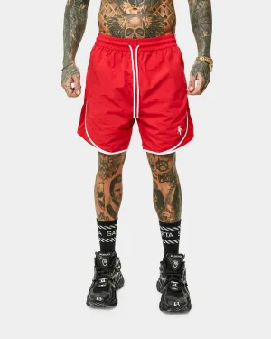 Saint Morta Icarus Vintage Running Shorts Red