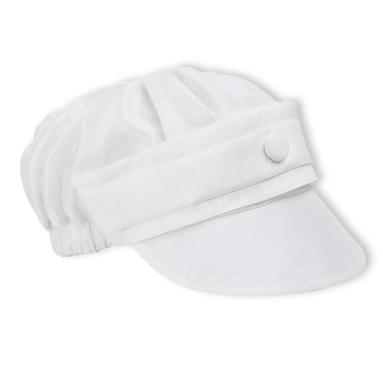 Satin Long Christening and Baptism Baby Boy Gown with Hat