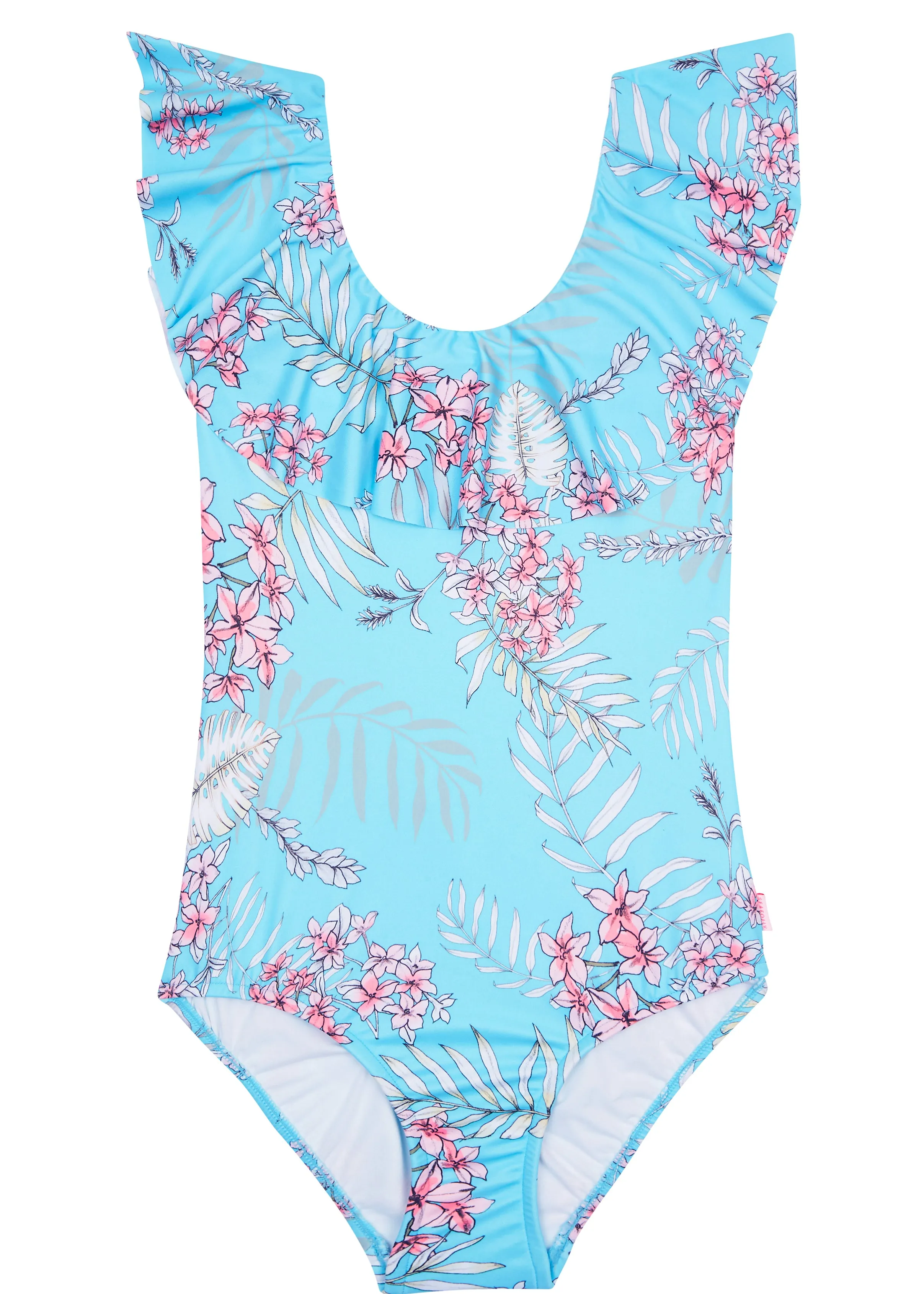 Seafolly girls swimsuit - tahiti blue