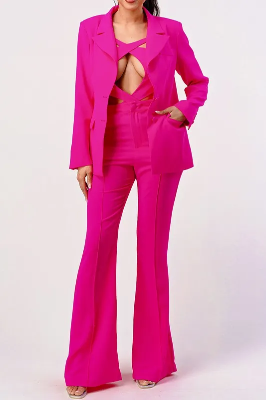 Sexy Cutout Two Pc. Suit