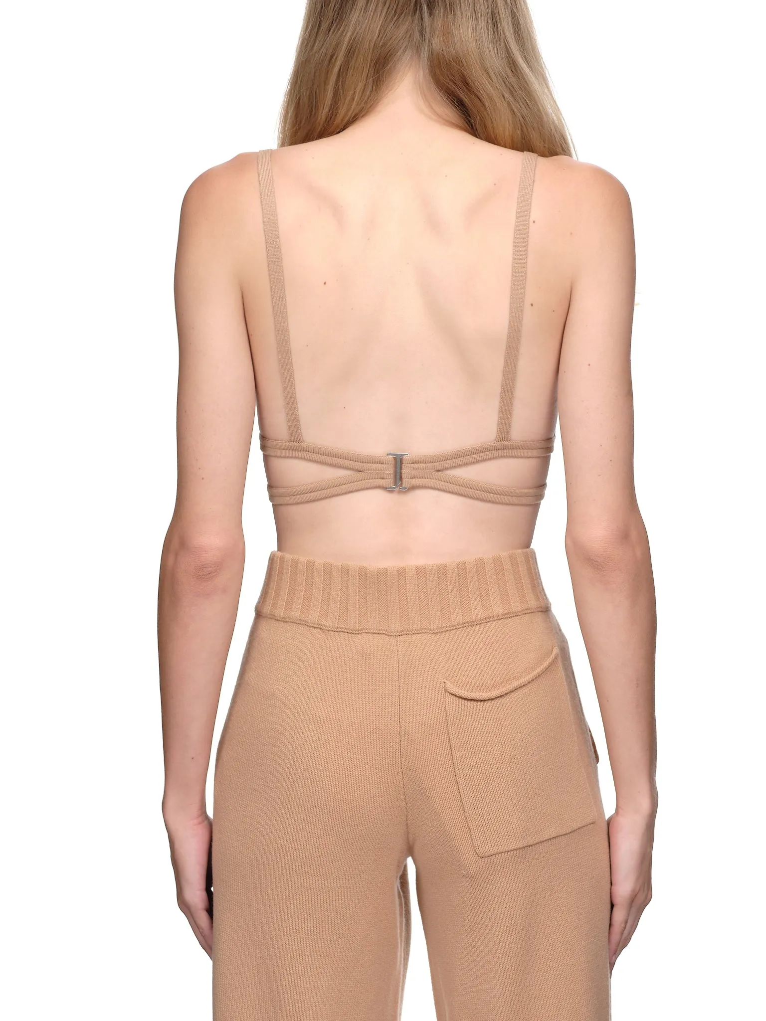 Side Cutout Bralette (A7619P22-CAMEL)