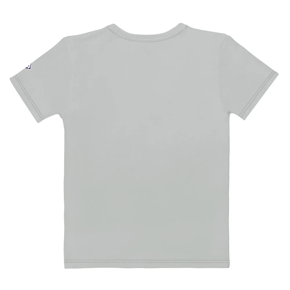 Solid Color Performance Rash Guard for Women - Short Sleeves - Smoke