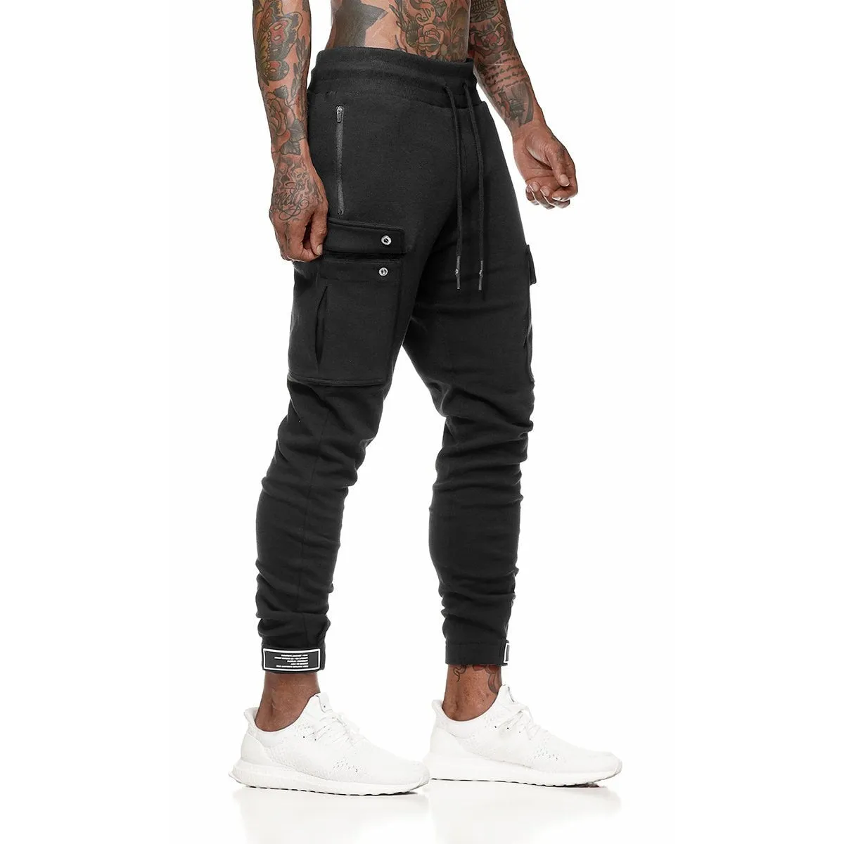 Sport GYM Pants Quick Dry Running Pants Men Training Trousers Big Pockets Run Jogging Pants Men Cargo Sweatpants Workout