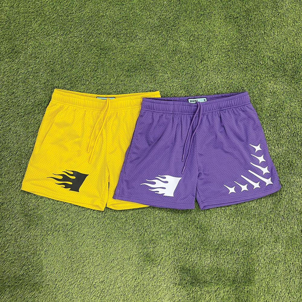 Staple Mesh Shorts || Purple
