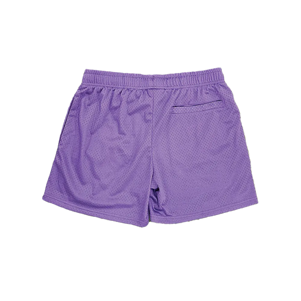 Staple Mesh Shorts || Purple