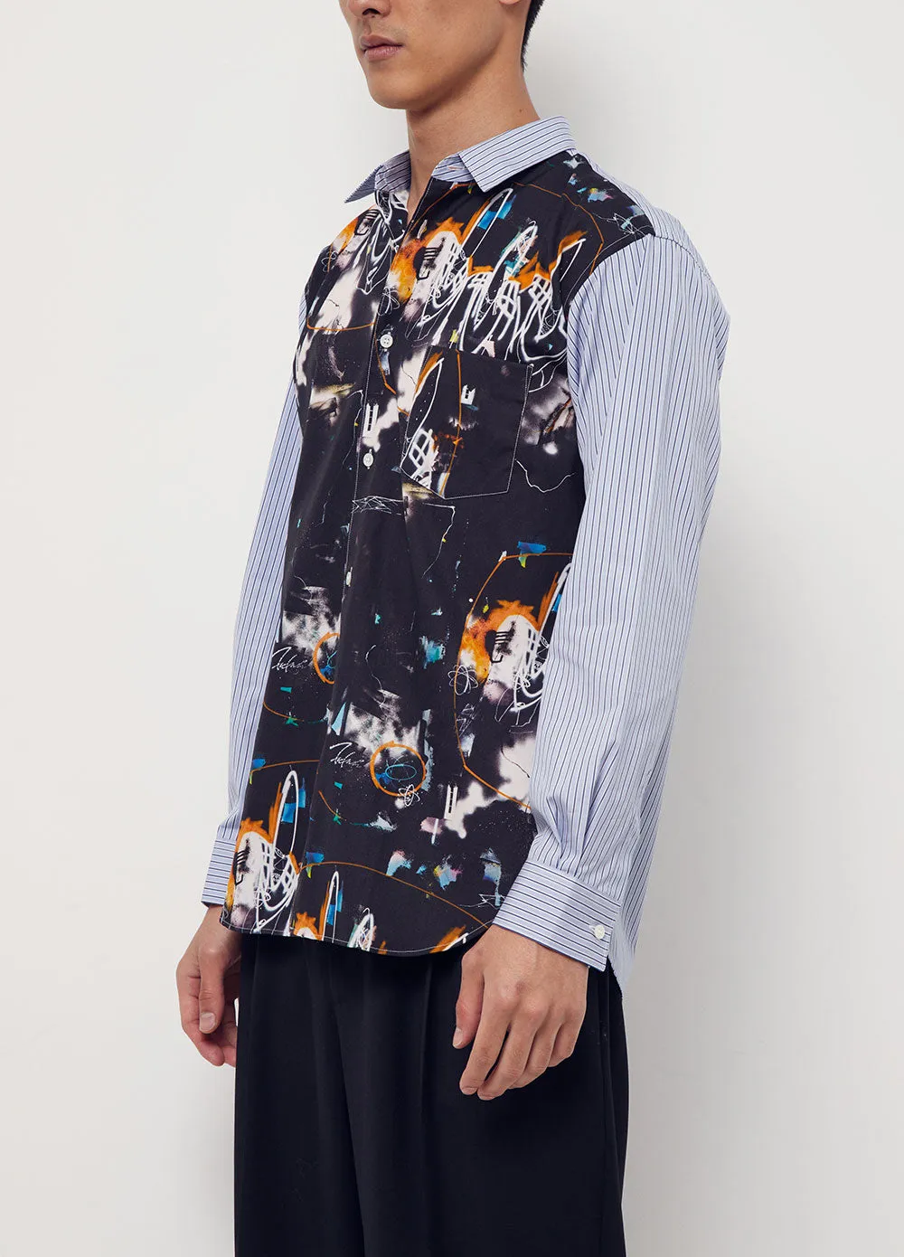 Stripe Futura Print Shirt
