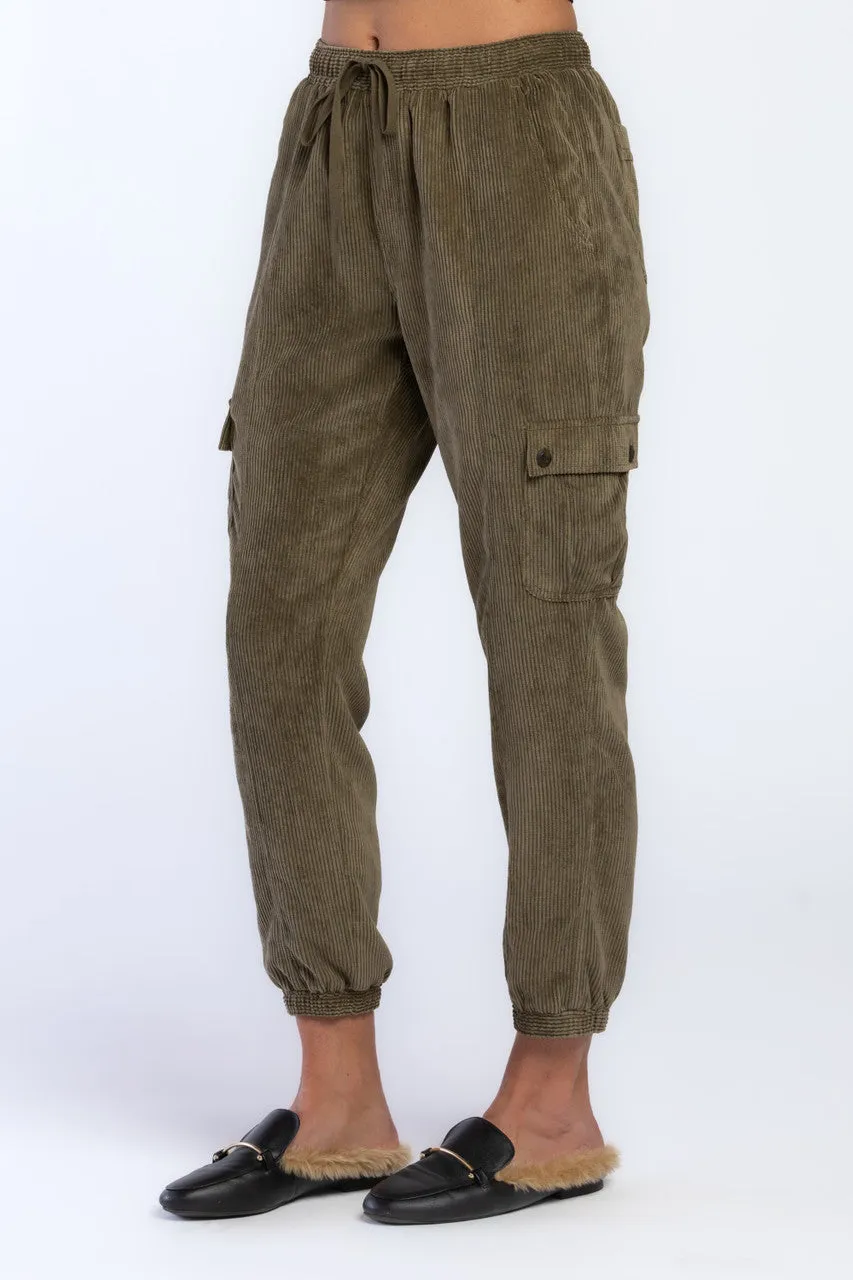 Sylvia olive joggers