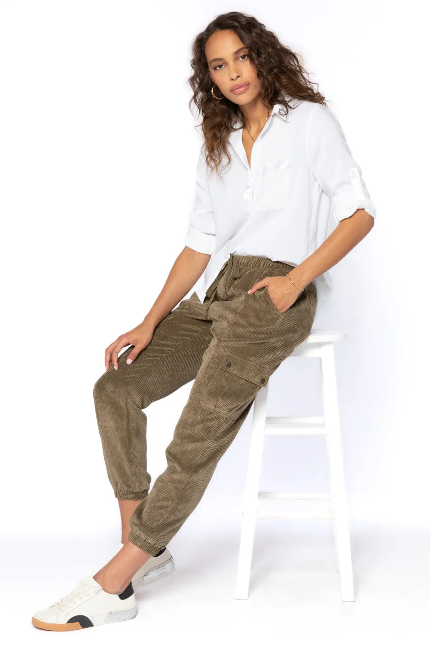 Sylvia olive joggers