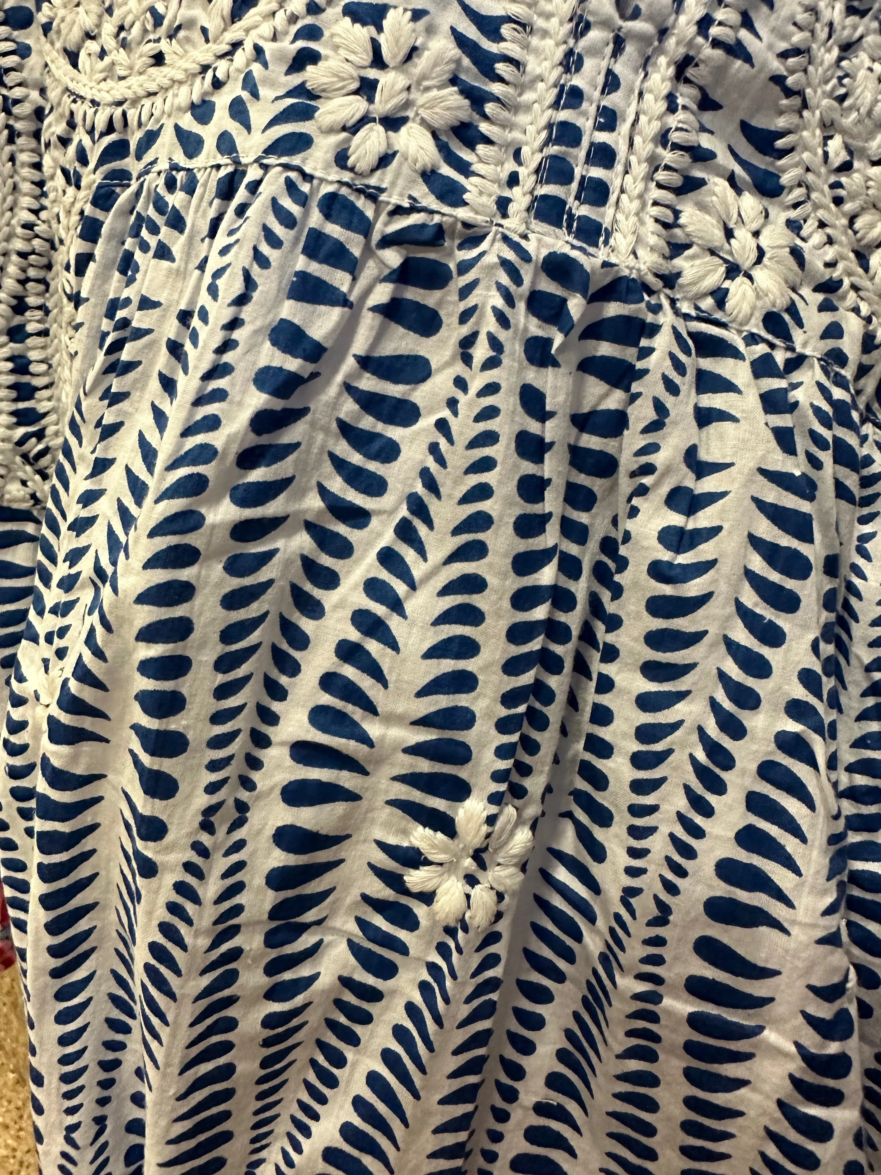 The Key Biscayne Embroidered Cotton Dress