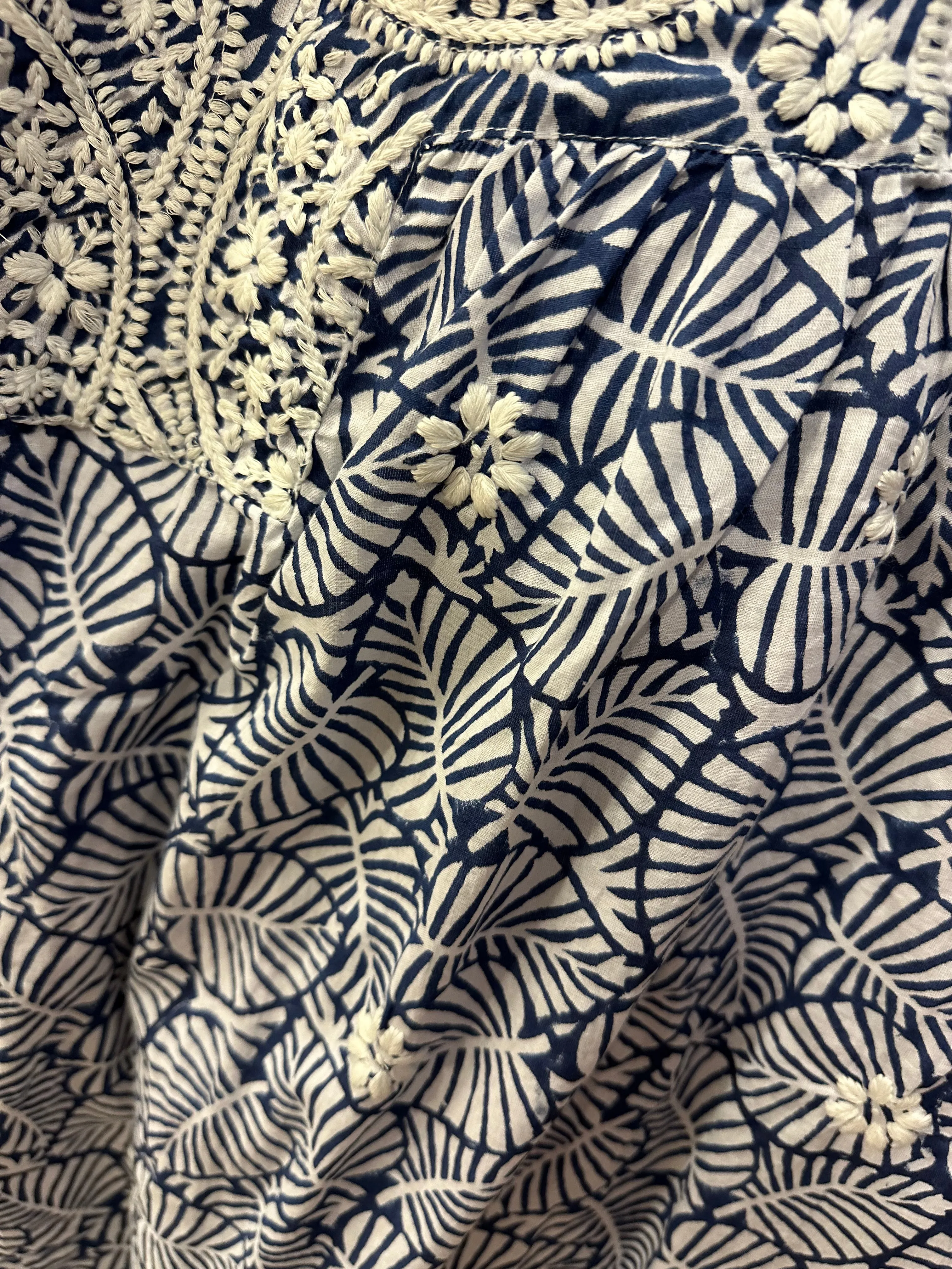 The Key Biscayne Embroidered Cotton Dress