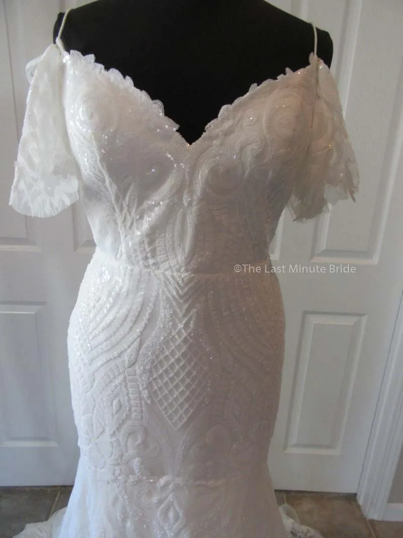 The Last Minute Bride Style: Samantha Lynn (All Ivory) In Stock Sizes