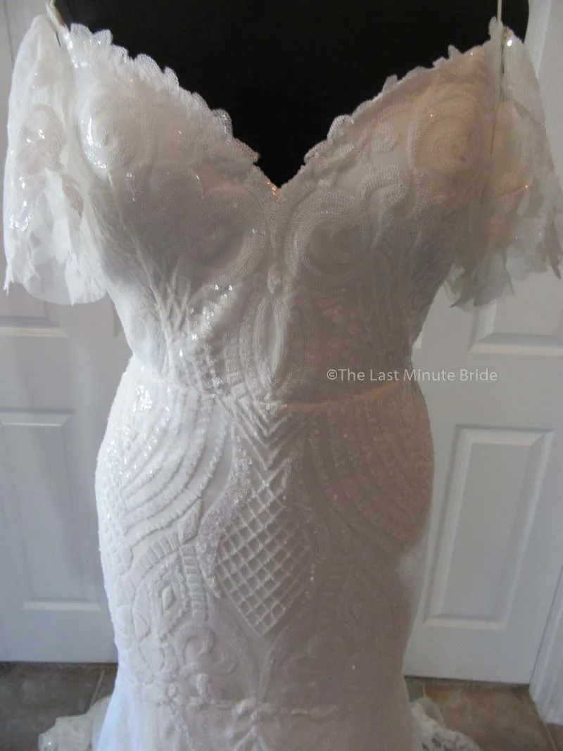 The Last Minute Bride Style: Samantha Lynn (All Ivory) In Stock Sizes