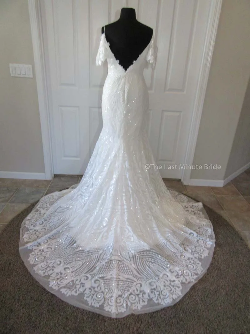 The Last Minute Bride Style: Samantha Lynn (All Ivory) In Stock Sizes