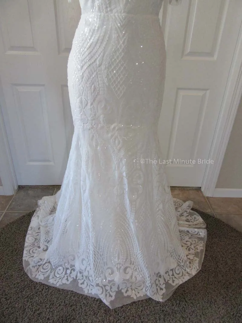 The Last Minute Bride Style: Samantha Lynn (All Ivory) In Stock Sizes