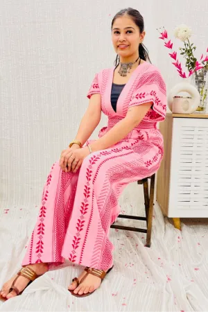 Tribal Embroidered Jumpsuit