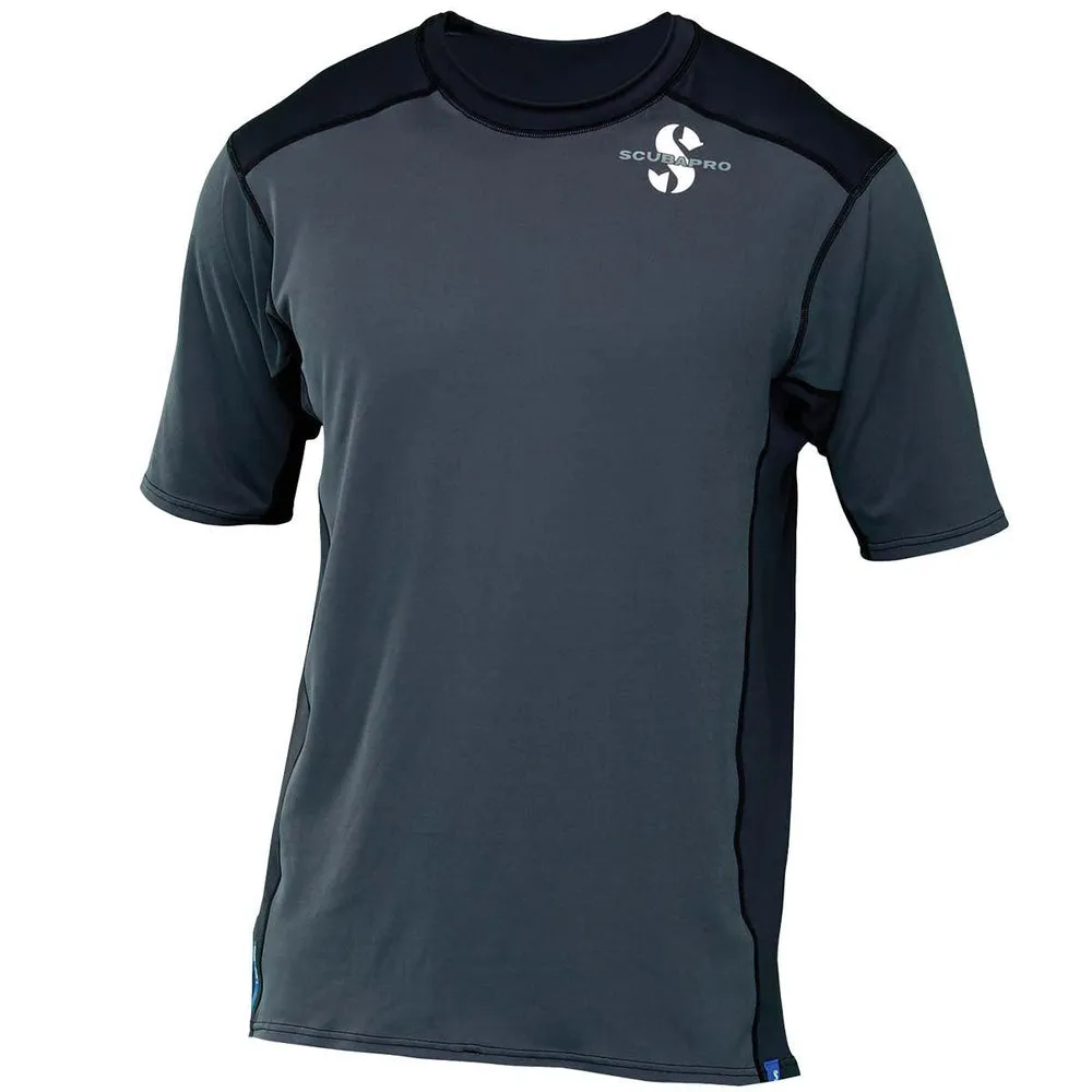 Used ScubaPro Rash Guard Mens, C - Flow, Short Sleeve (UPF50)