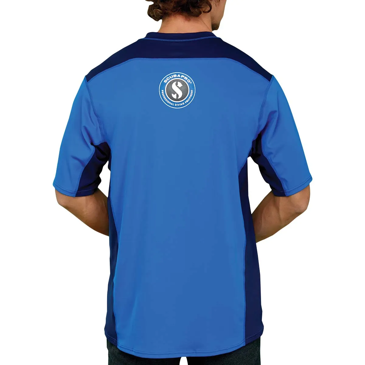 Used ScubaPro Rash Guard Mens, C - Flow, Short Sleeve (UPF50)