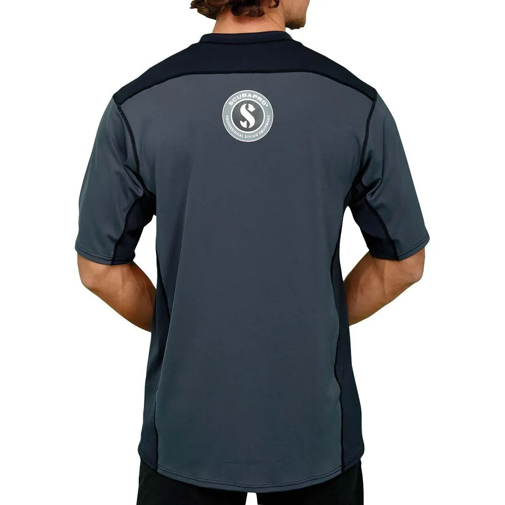 Used ScubaPro Rash Guard Mens, C - Flow, Short Sleeve (UPF50)