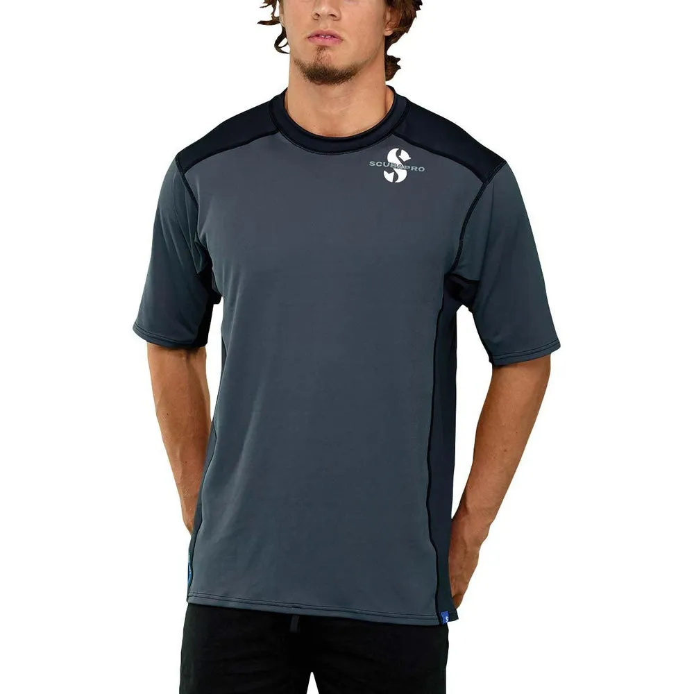 Used ScubaPro Rash Guard Mens, C - Flow, Short Sleeve (UPF50)