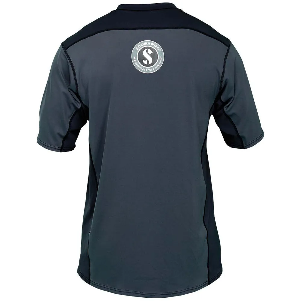 Used ScubaPro Rash Guard Mens, C - Flow, Short Sleeve (UPF50)