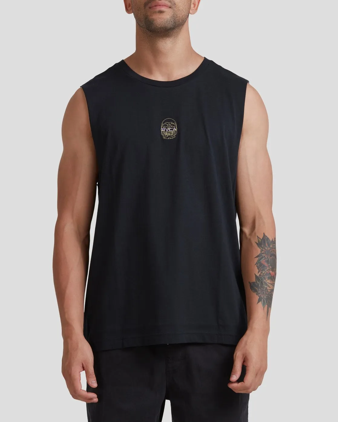 VA Skulls Muscle - Black