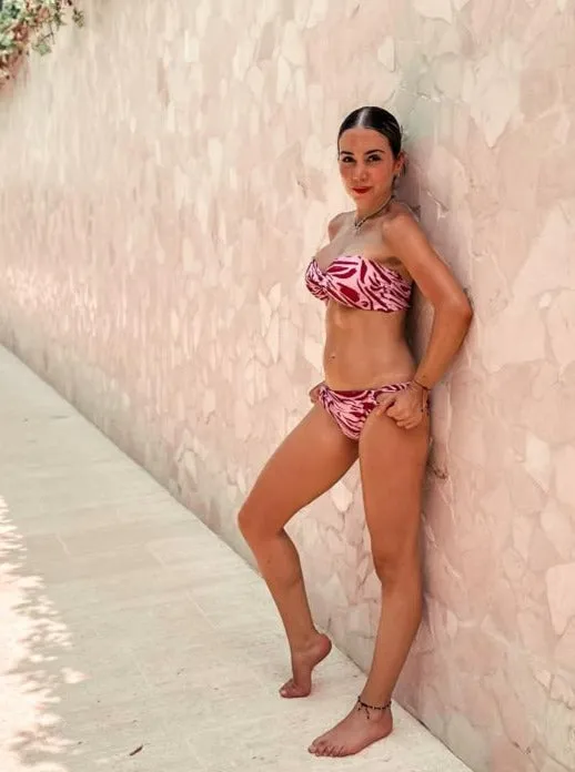 Vestido de Baño strapless 06 03