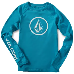 Volcom Youth Lido Solid Long Sleeve Rash Guard