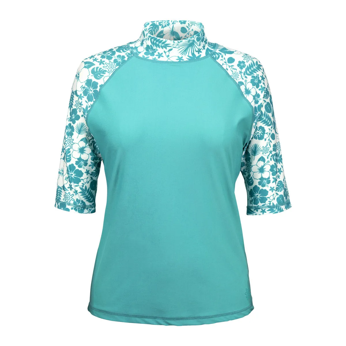 Women's Aloha Short Sleeve Sun & Swim Shirt