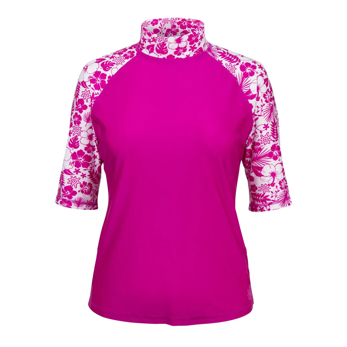 Women's Aloha Short Sleeve Sun & Swim Shirt