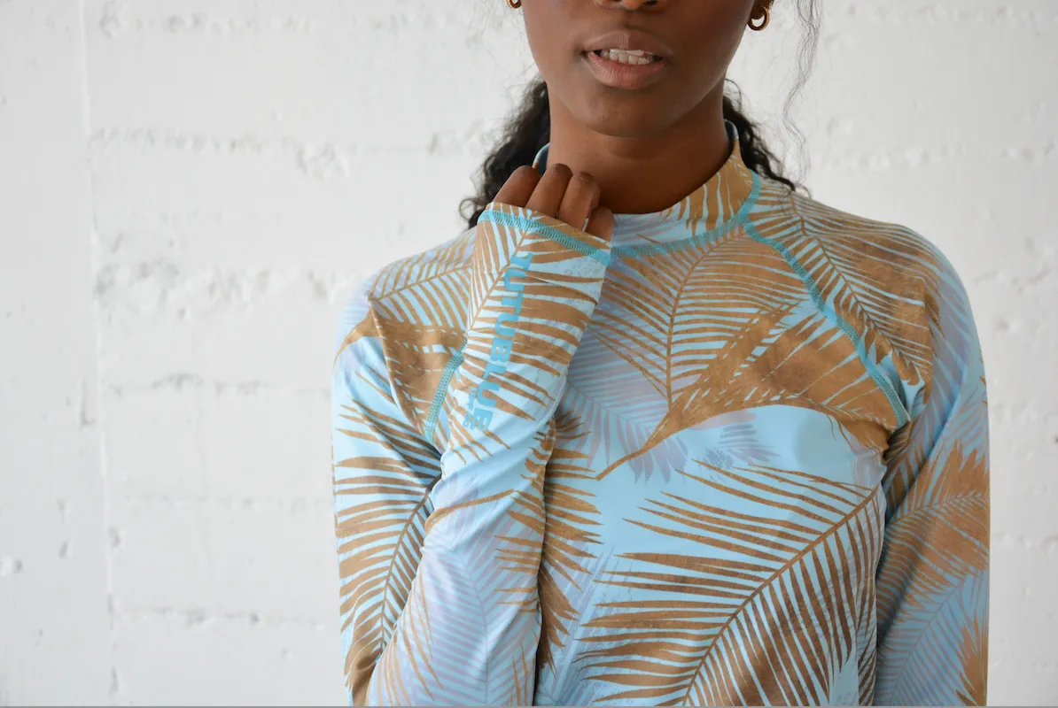 WOMEN'S PULLOVER RAGLAN - MISTY PALM