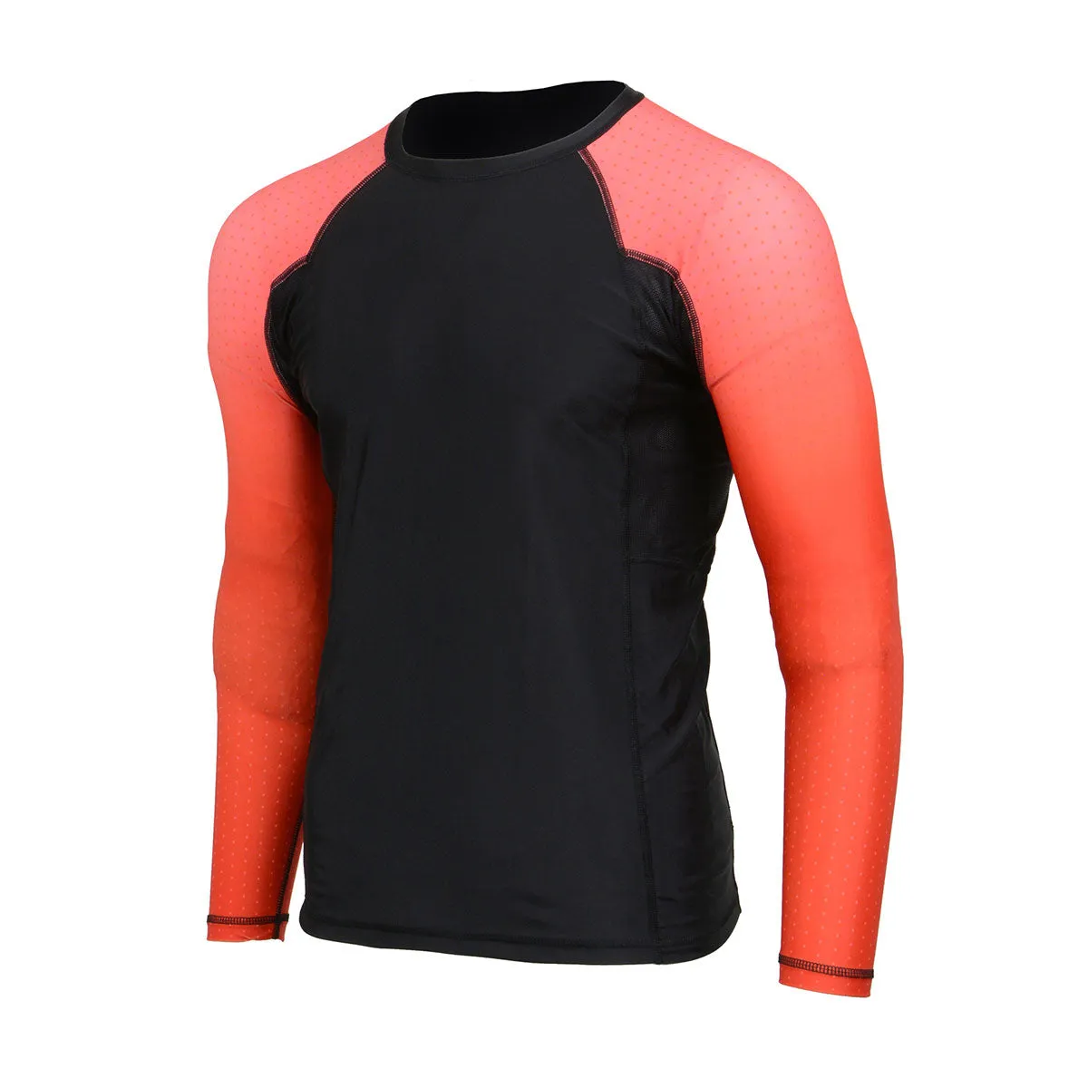 X-Fitness XFM7000 Men's Long Sleeve Compression Rash Guard Athletic