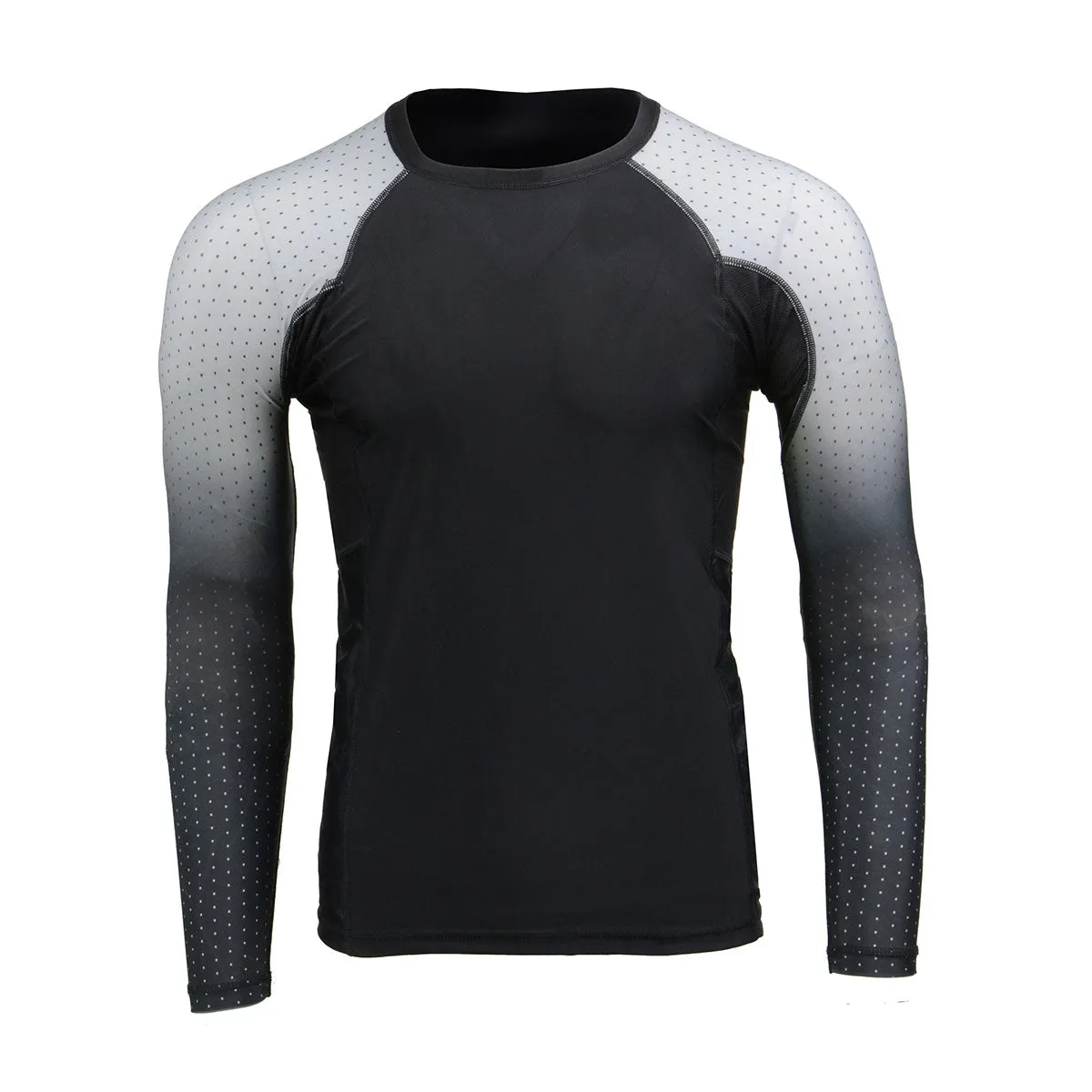 X-Fitness XFM7000 Men's Long Sleeve Compression Rash Guard Athletic