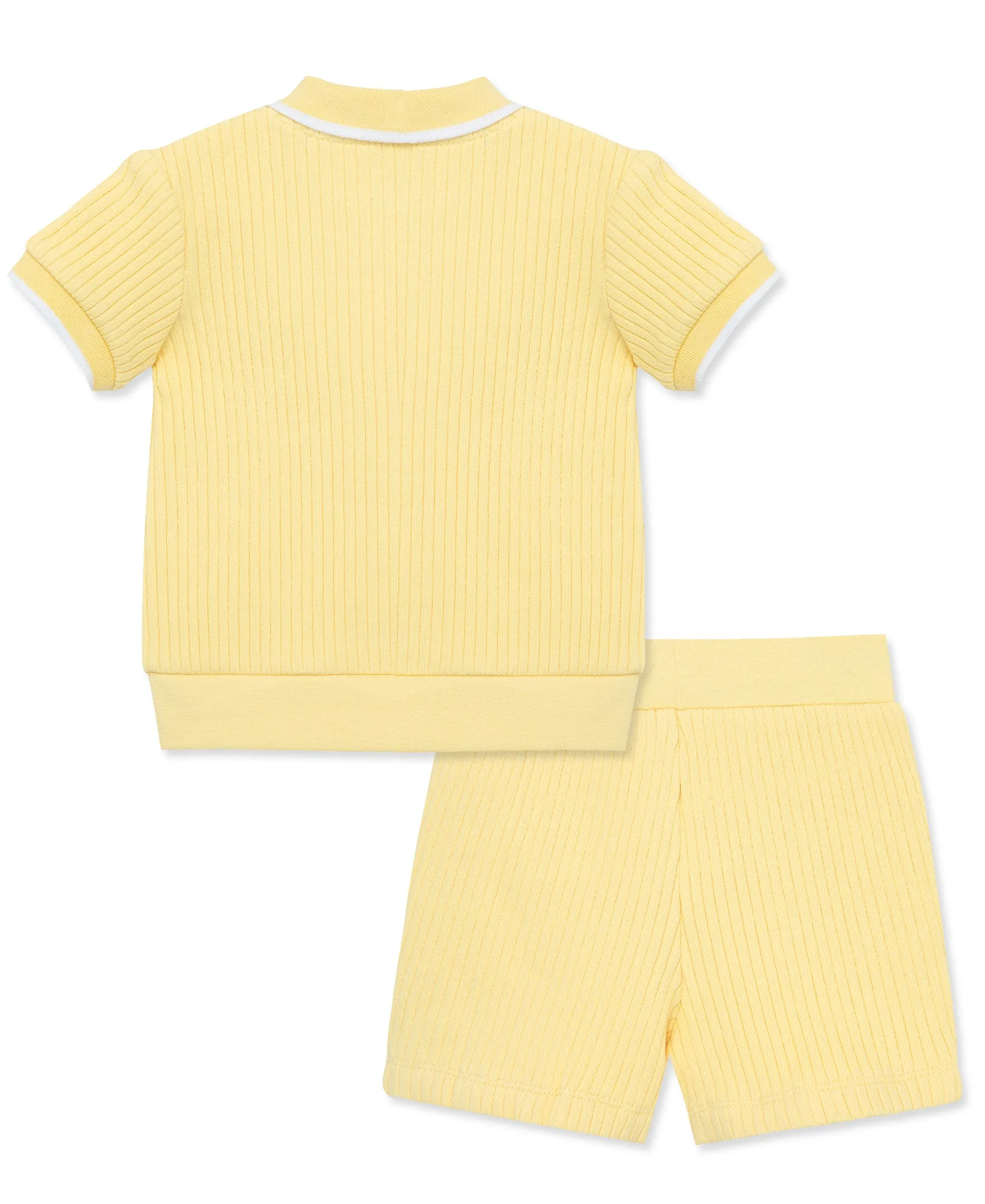 Yellow 2-Piece Toddler Short Set (2T-4T)